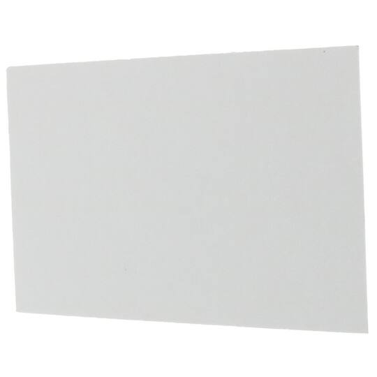 JAM Paper 2" x 3.5" White Blank Flat Note Cards